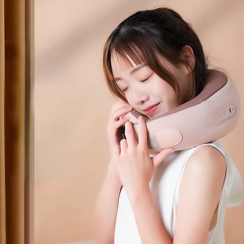 

U Shape Massage Pillow Electric Neck Massager Infrared Heating Therapy Vibration Massage for Neck Leg Arms Relax Pain Relief