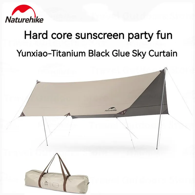 Naturehike Camping Sun Shelter UPF12500+ UV Waterproof PU5000+ Outdoor Picnic Group Family Gathering 35㎡ Large Space Tarp Canopy