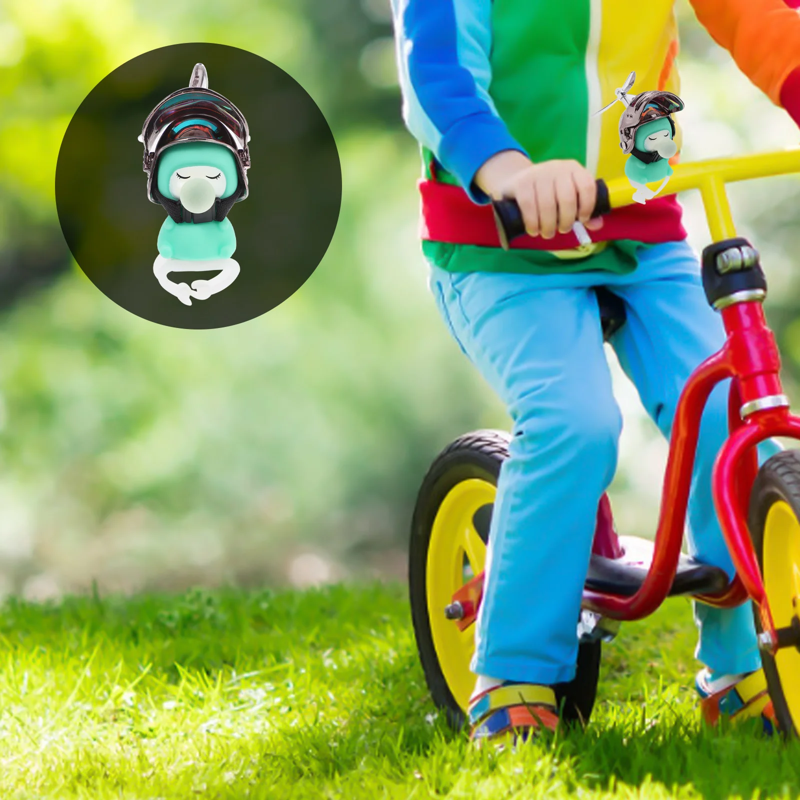 

1pc Creative Kids Ornament Bike Cycling Accessory Detachable Motorcycle Handlebar Durable Plastic Travel