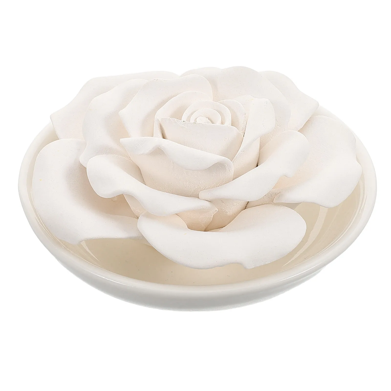 

Portable Essential Oil Diffuser Stone Aromatherapy Flower Shape Longlasting Fragrance Home Car Bedroom Bathroom Scent Enhancer