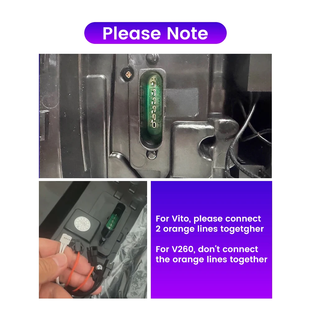 

Pair Of LED Tail Lights For Benz Vito 2014-2022 DRL Fog Reverse Brake Turning Signal Plug And Play Car Rear Tail Light Assembly