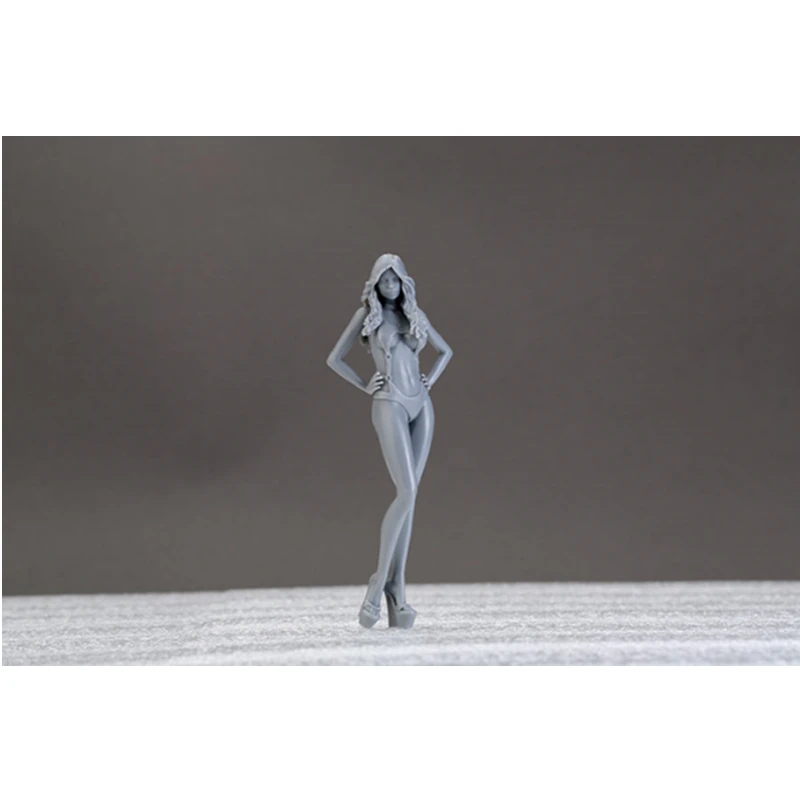 Hobby Design  1/24 Show Girls Colorless Model Figure Hobbyist Gift Hand Made Arts for Professional Adults