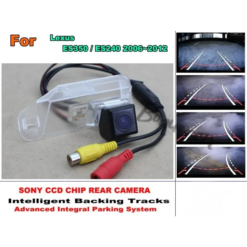 For Lexus ES350 / ES240 2006~2012 Car Intelligent Parking Tracks Camera / CCD HD Rear View Reverse Camera / Rear View Camera