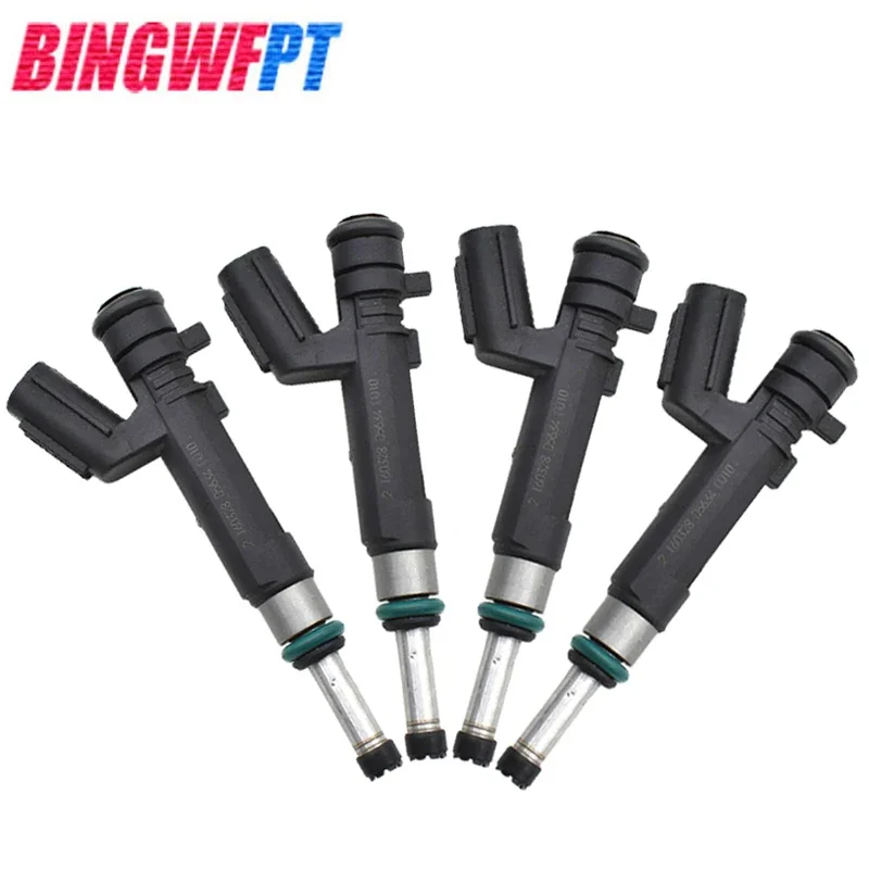 4x Original High Quality Fuel Injector auto engine parts OEM 16600-1KT0A For Nissan Qashqai Sentra Sunny Sylphy Tiida 166001KT0A