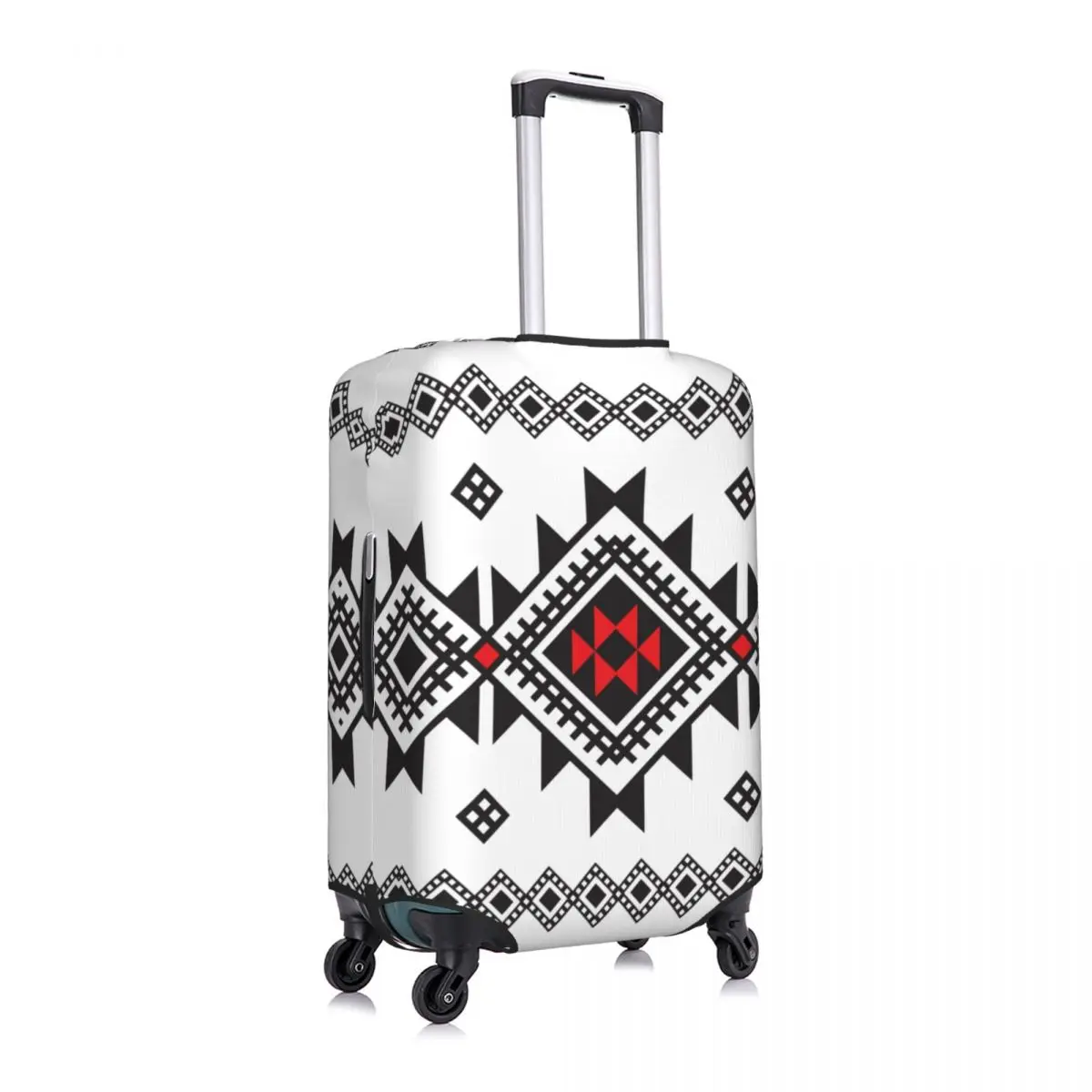 Custom Kabyle Amazigh Carpet Luggage Cover Cute Africa Geometric Morocco Style Suitcase Protector Covers Suit For 18-32 inch