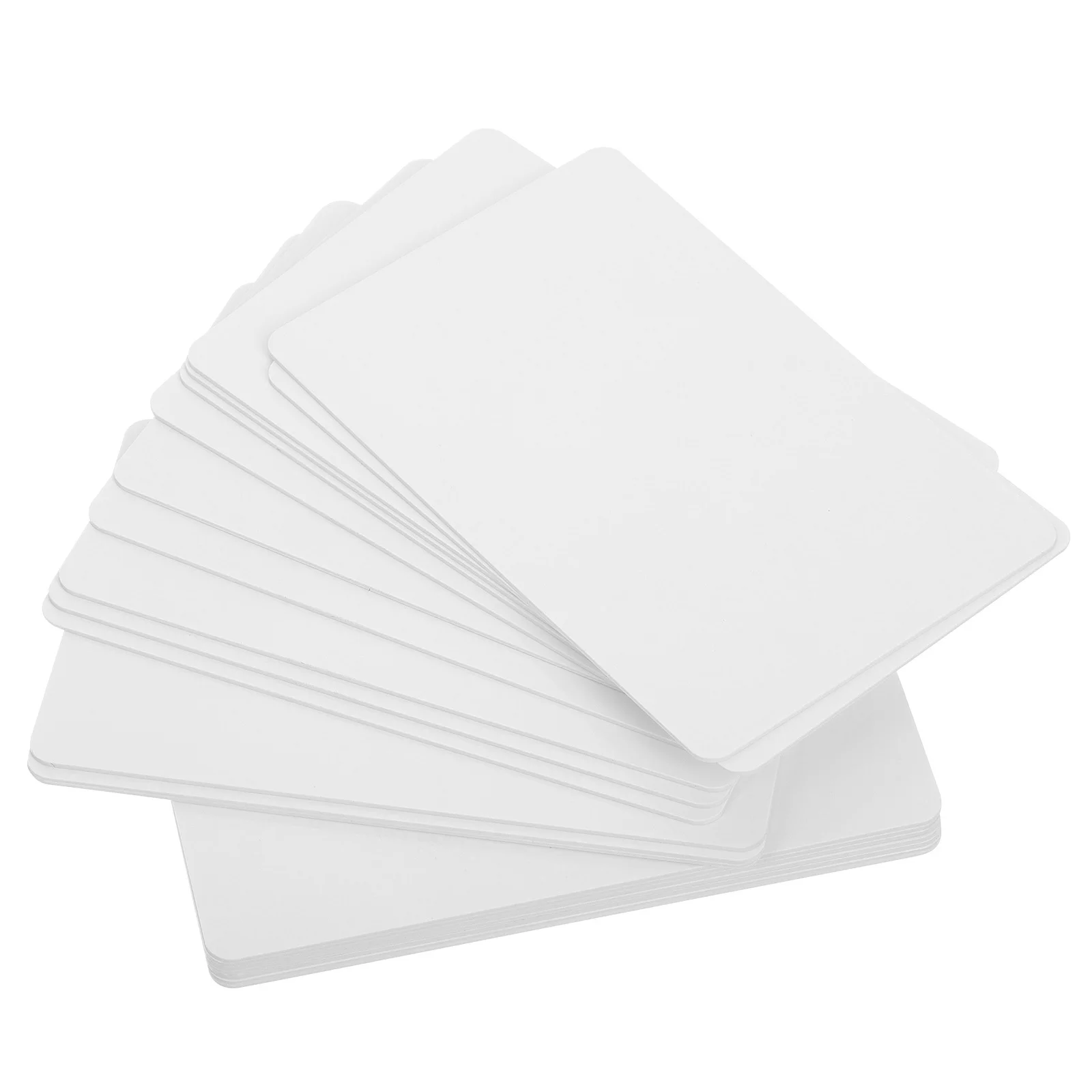 

20Pcs Dual Sided Printable PVC Cards Blank White Id Cards for Student Employee Badge Printer Business Office Security Photo