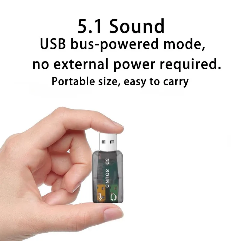 Mini External Usb To 3.5mm Mic Headphone Jack Stereo Headset 3d Sound Card Audio Adapter New Speaker Interface For Laptop