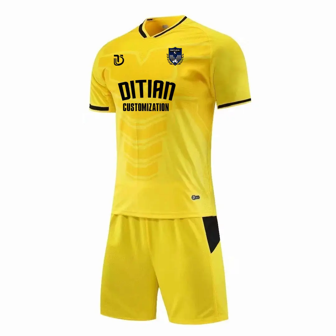 남성용 축구 저지 빈 축구 유니폼, 커스텀 이름 번호 트레이닝 의류, 팀 통기성 축구 스포츠웨어 세트 