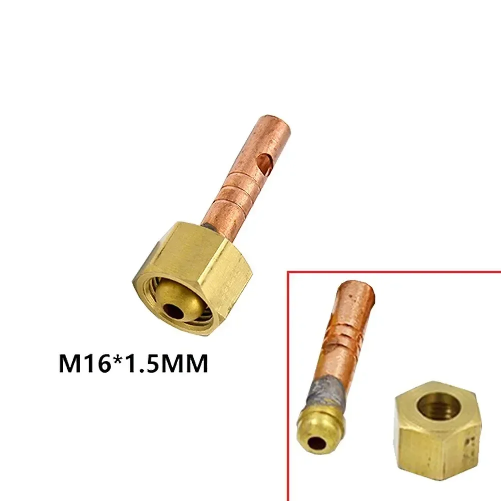 Imagem -03 - Conector de Cabo de Alimentação para Tocha de Soldagem Tig Porca de 10 mm Conector de Alimentação Gás Acessórios de Soldagem Ferramentas Manuais de Reparo Diy