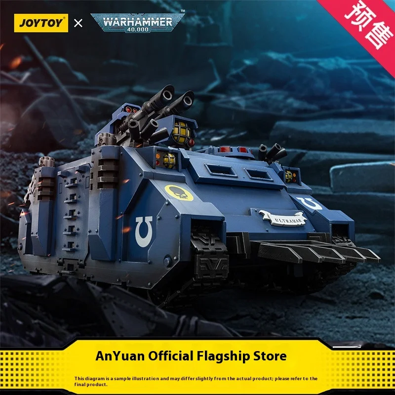 

Pre-Sale JOYTOY Original Warhammer 40,000 Action Figure 1:18 Ultramarines Razorback with twin lascannon Collection Figure