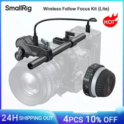 SmallRig Wireless Follow Focus Kit (Lite) with Handwheel Controller & Receiver Motor, A/B Stops, for Cinema & Zoom Lenses -4296