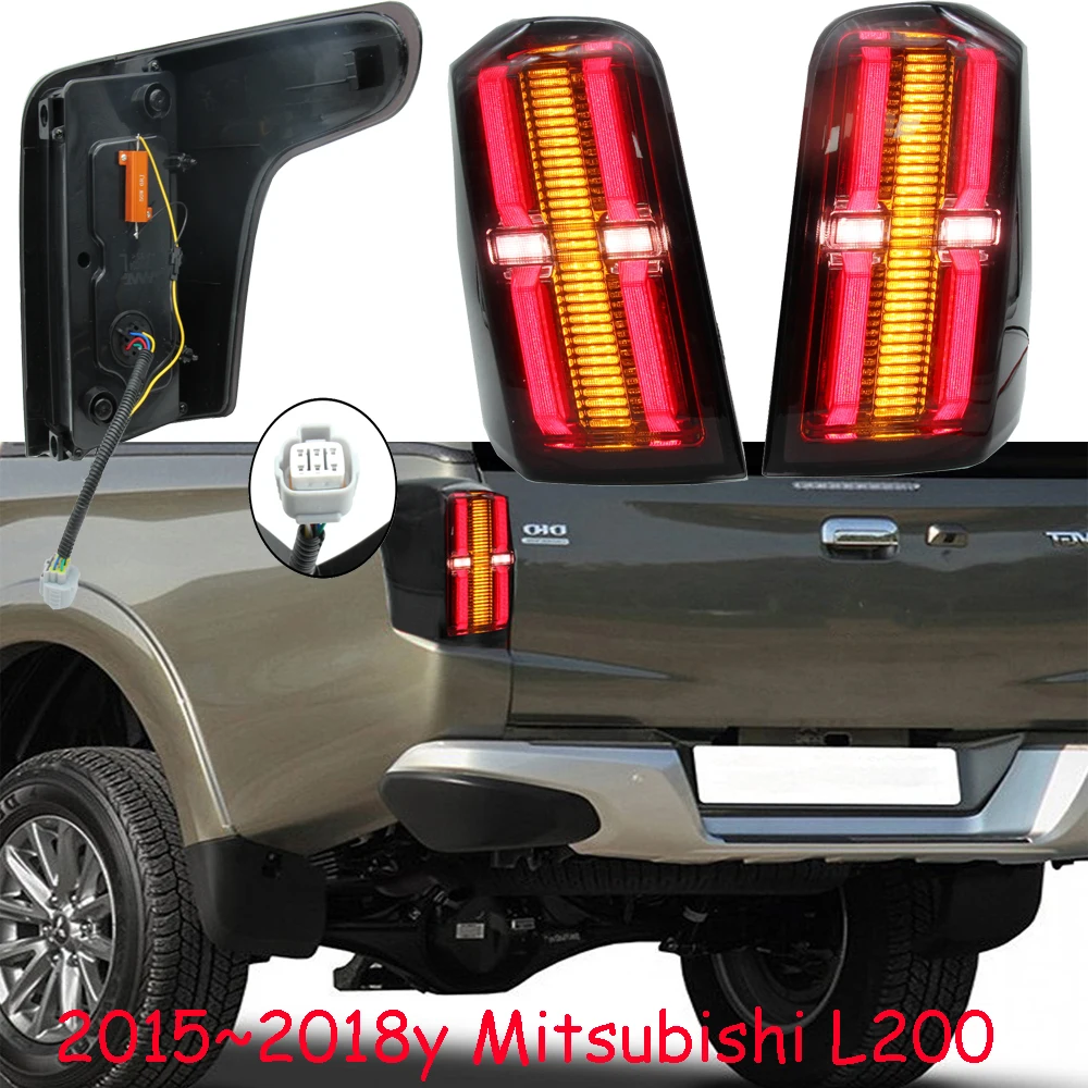 car bumper tail light for Mitsubishi L200 Triton taillight LED Taillamp 2015~2018y for Mitsubishi L200 Triton fog lamp