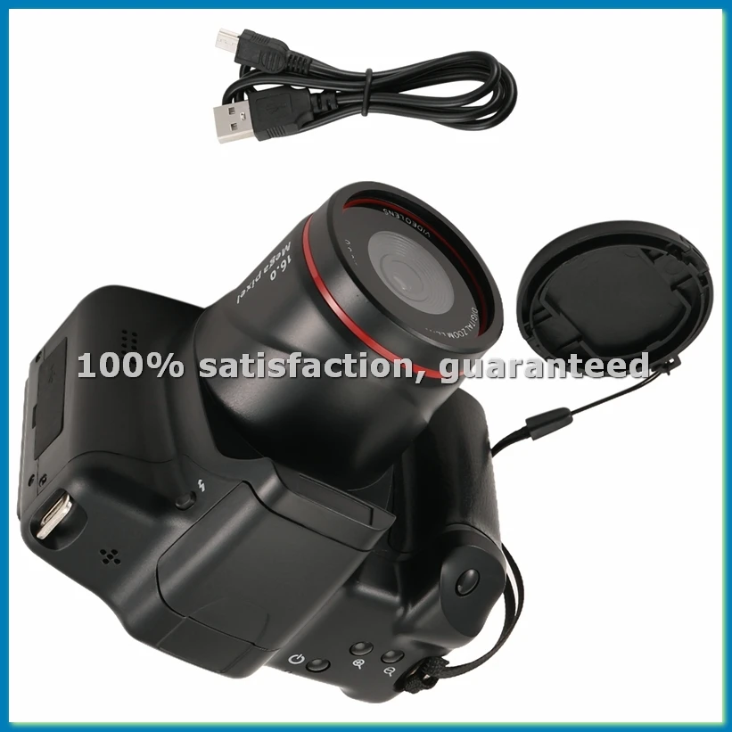 Portable Travel Vlog Camera Photography 16X Digital Zoom 1080P HD SLR Camera Anti-Shake Photo Cameras for Live Stream-A79U
