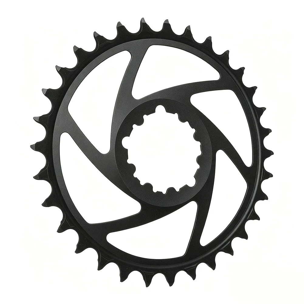 CNC Aluminum Sprocket Positive Negative Tooth Ring CNC Machined Aluminum Direct Mount Interface For Trail Riding