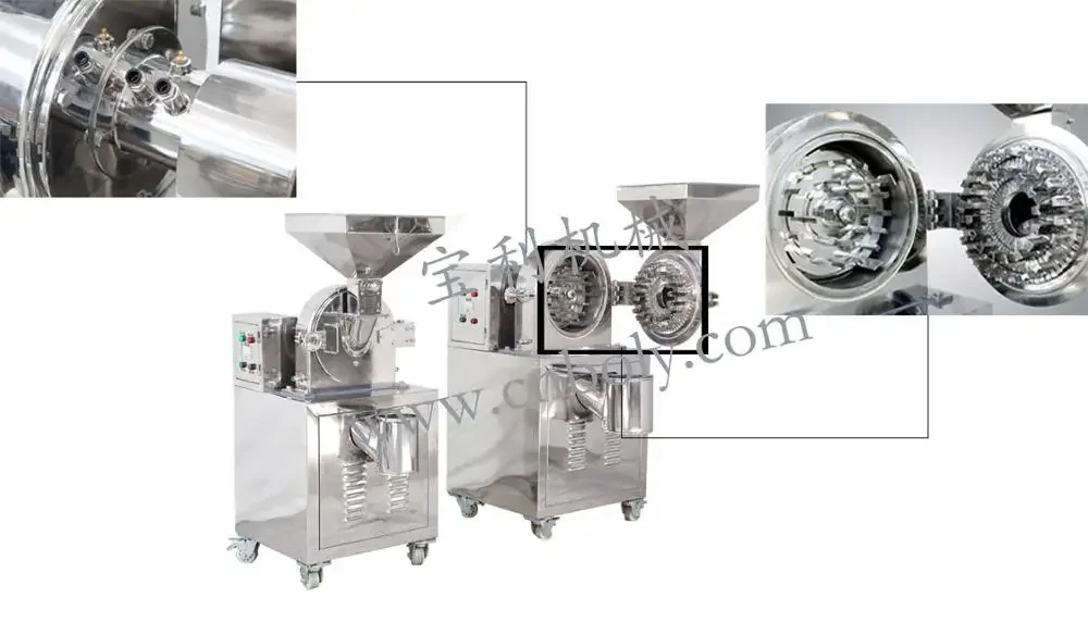 Industry salt powder grinding machine salt refining machine