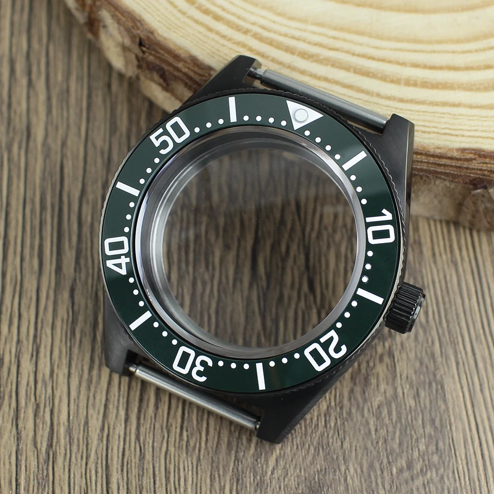 SPB143J1/SPB253J steel Dive Watch Case 10ATM Sapphire Glass For Seiko NH34 NH35 NH36 4R36 Black Tiger Whale Modified accessories