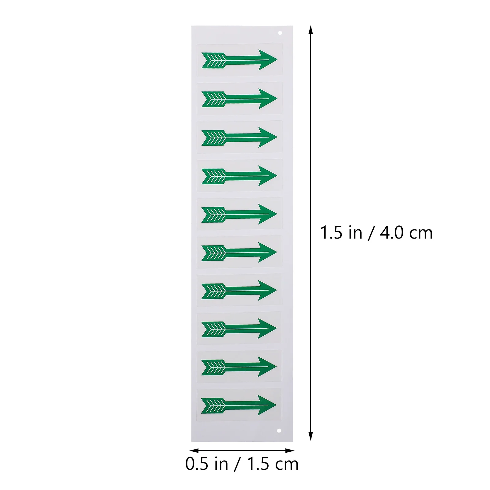 10 قطعة ملصق سهم الاتجاه مشرق واضح تحذير ملصق مائي لتدفق خط الأنابيب يشير إلى علامة السلامة مؤشر السهم