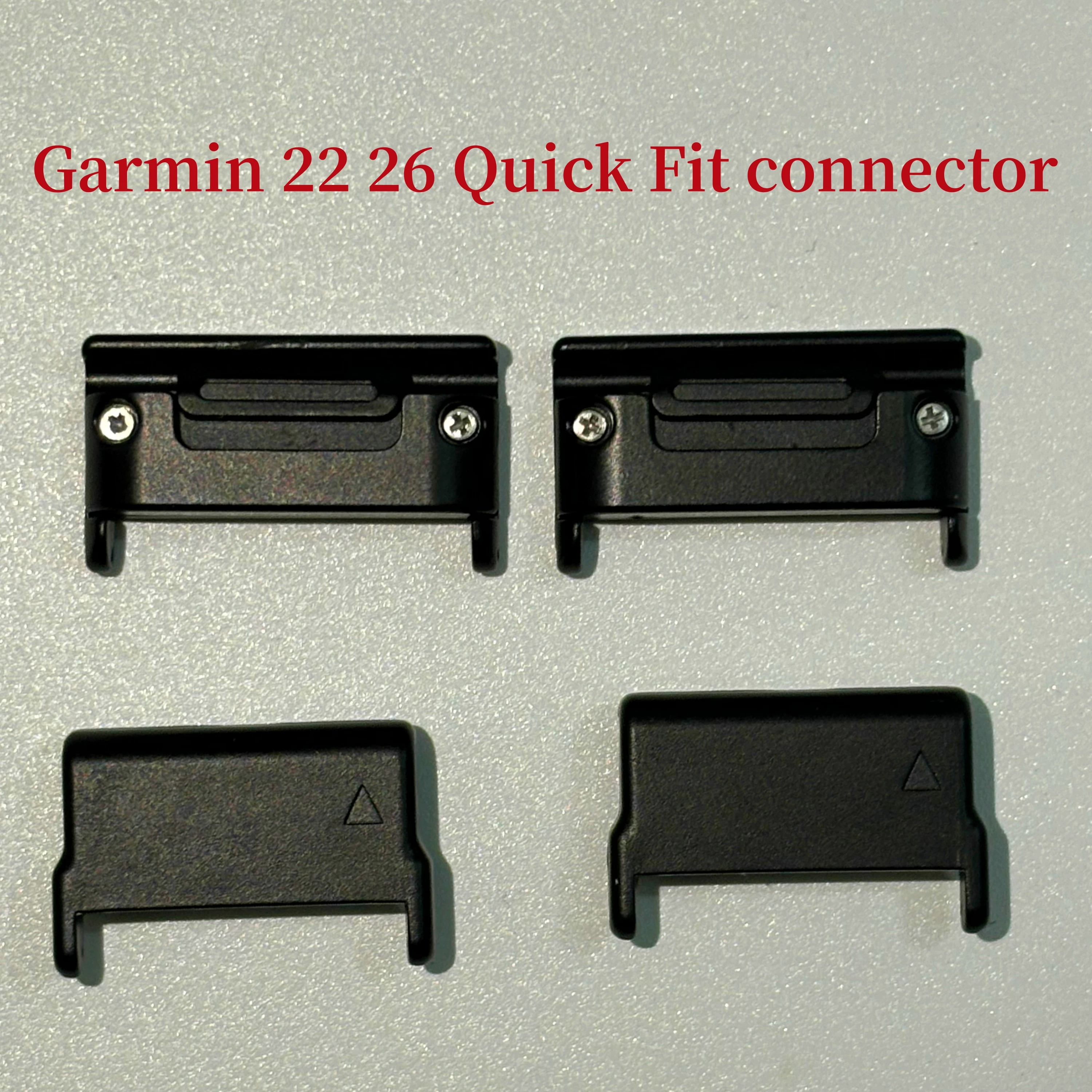 Garmin 22 26mm Alloy Quick Release DIY Connector For Fenix5 5xPlus 6 6xPro 7 7x Easy Fit Buckle Strap Instinct2 Adapter 