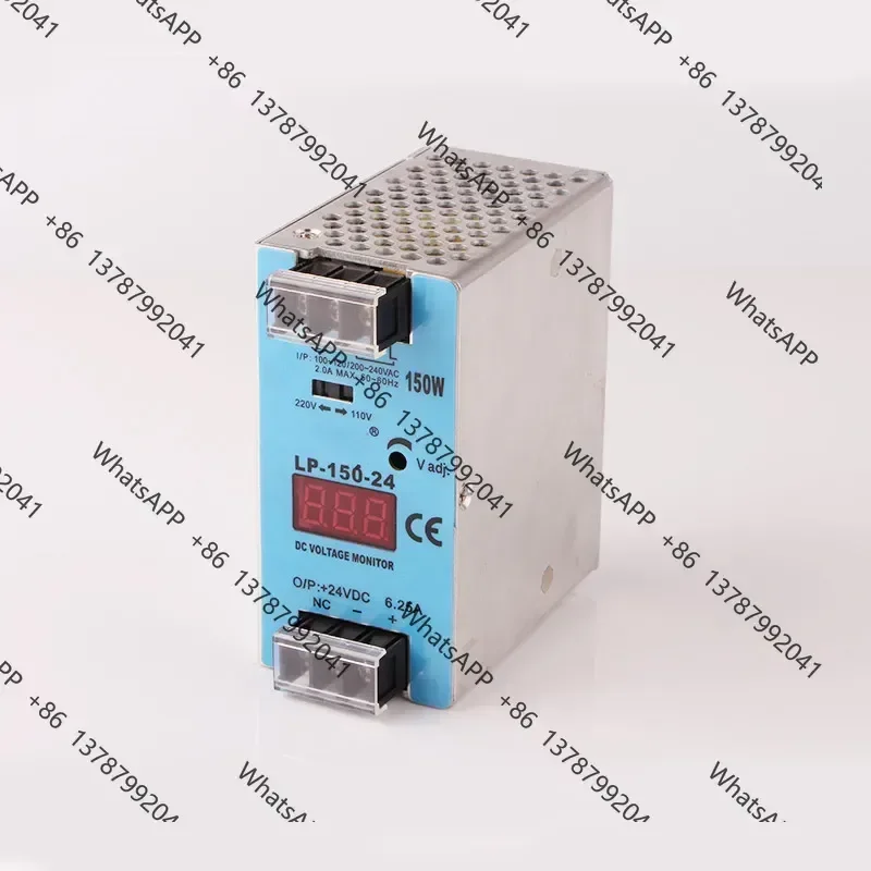 LP‑150‑24 Mini Din Rail AC‑DC Switching Power Supply 150W 24V 6.25A With Digital Display For LED Strip