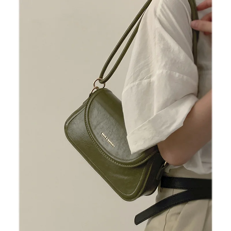 

Faionable Retro Underarm Bag Women's New Sle Trendy Small Square Bag Versatile INS Single oulder Crossbody Bag