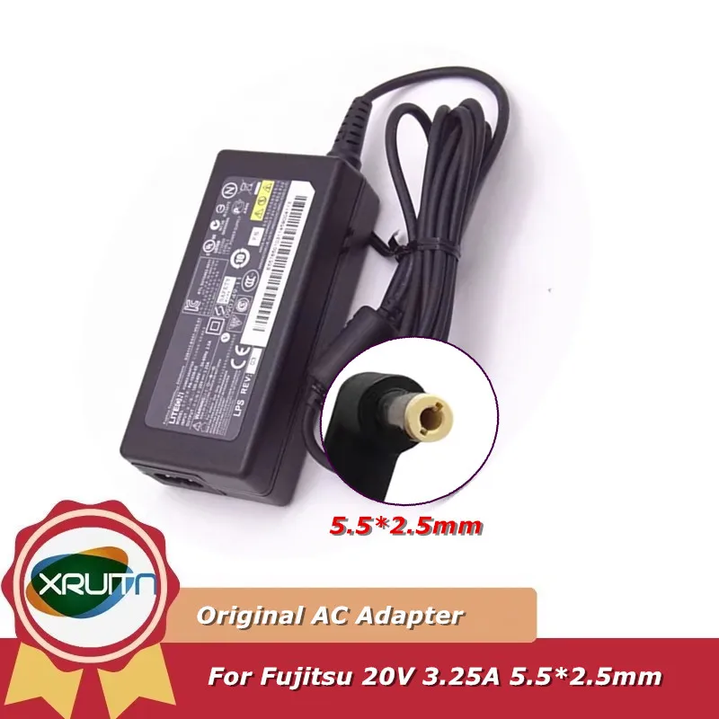 PA-1650-65 Original For Fujitsu SIEMENS Laptop Power Supply 20V 3.25A  ADP-65HB AD S26113-E519-V55 Li3710 AC Adapter Charger OEM