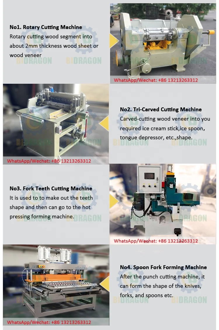 【Best-selling】 Disposable Wooden Cutlery Machine Wood Spoon Fork Making Machine Spoon Forming Machine