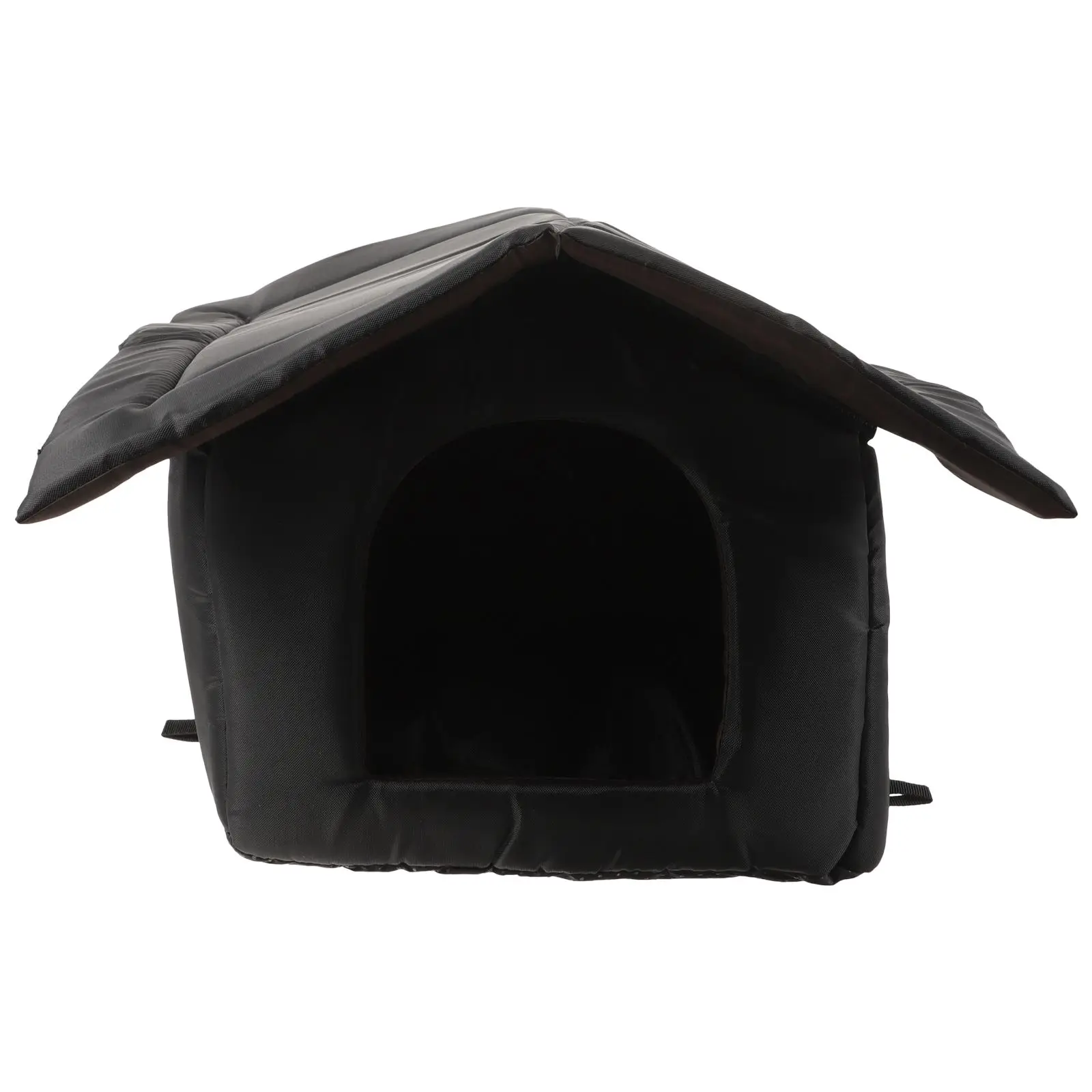 

Cat Houses Outdoor Waterproof Nest Dog Winter Pet Cave Black Sponge Stray Shelter