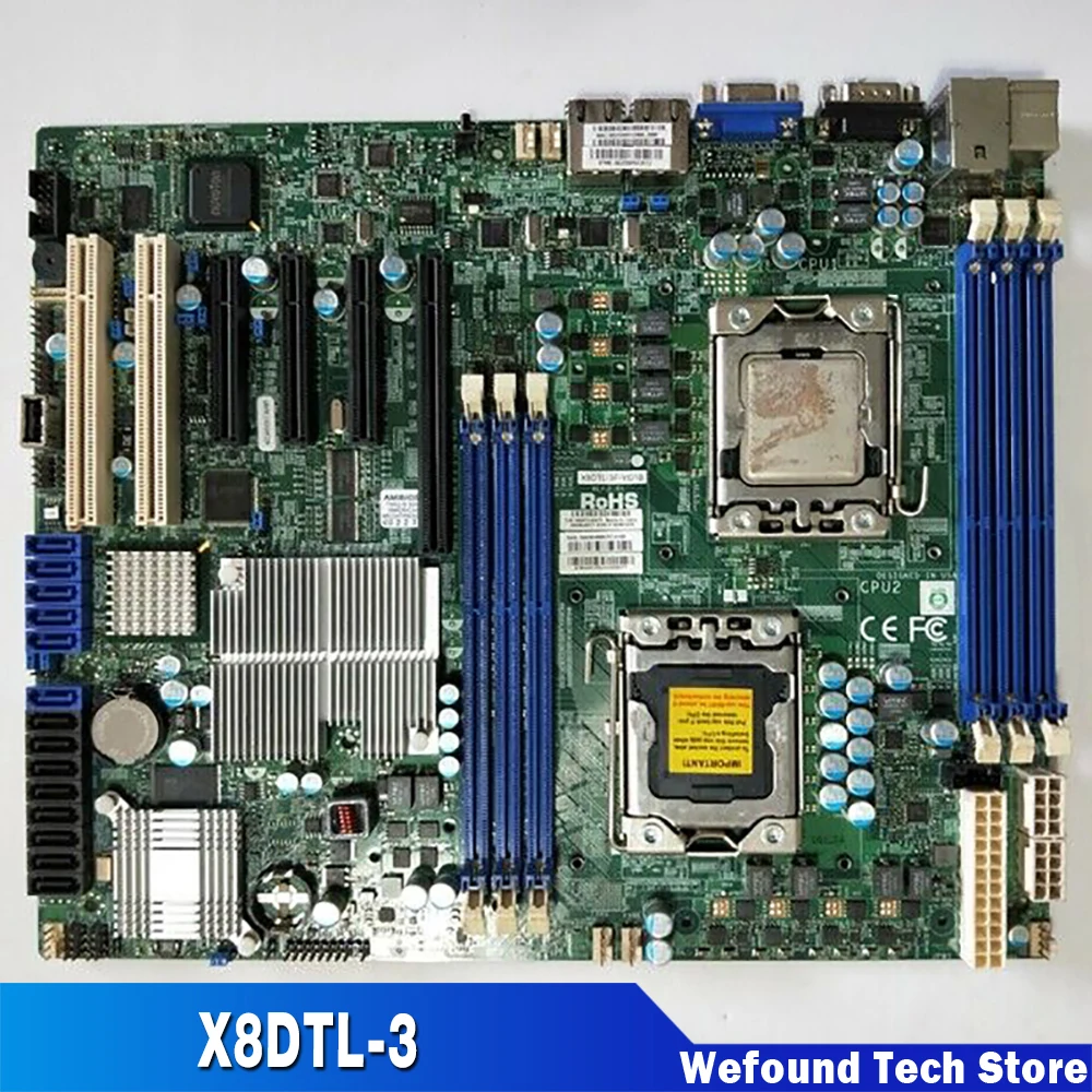 

For Supermicro Server Motherboard DDR3 SATA2 PCI-E 2.0 Xeon Processor 5600/5500 Series X8DTL-3