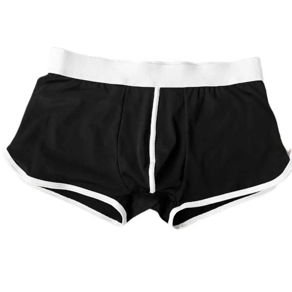 

Sleep Bottoms Shorts Men Comfy Trunks Plus Size Loose Bulge Pouch Underwear Shorts Men's Swimming Trunks Underpants