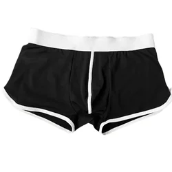 Sleep Bottoms Shorts Men Comfy Trunks Plus Size Loose Bulge Pouch Underwear Shorts Men's Swimming Trunks Underpants