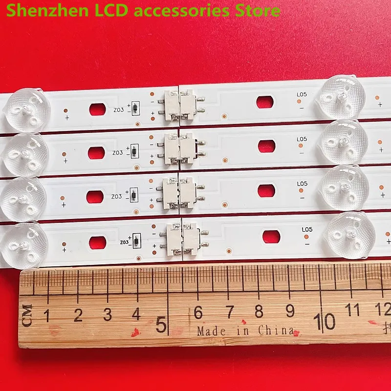 LED الخلفية ل 49UK6200 49UK6300 49LK5700PSC 49UJ630V 49UJ6300 49LK5700 49LJ5550 NC490DUE-AAFX1-41CA 9LED(3 فولت) 994 مللي متر