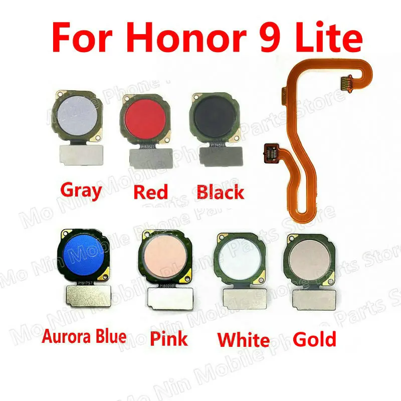 Touch ID Fingerprint Sensor Scanner Connector Home Return Button Key Flex Cable For Huawei Honor 9 Lite