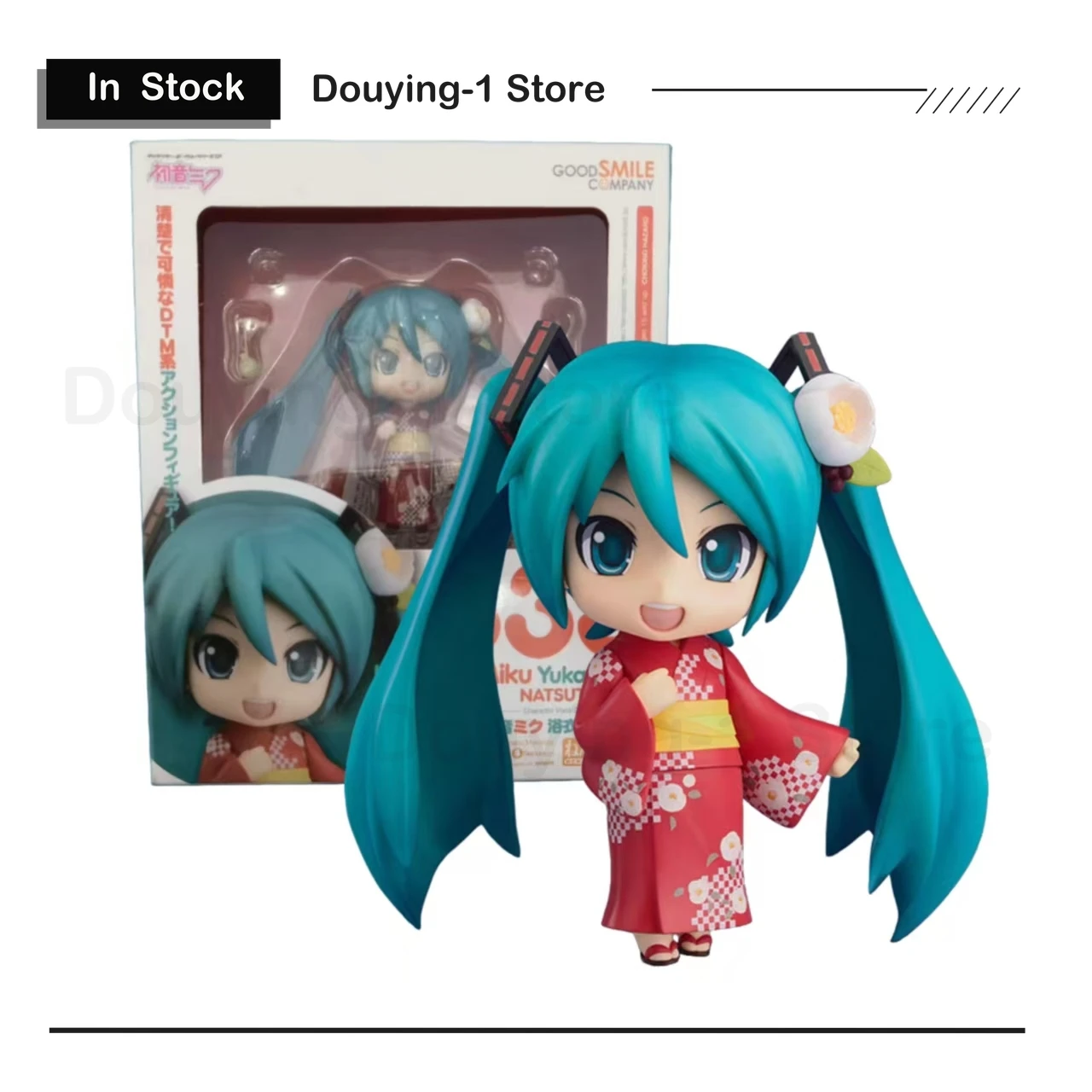 

In Stock GSC 333 Hatsune Miku Yukata Ver. Natsutsubaki Action Figures Anime Model Toys Gift