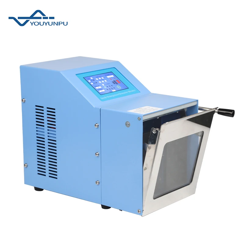 Omogeneizzatore asettico per battuta Macchina per dispersione di tessuti microbiologici per alimenti Strumento omogeneizzatore per battuta da laboratorio