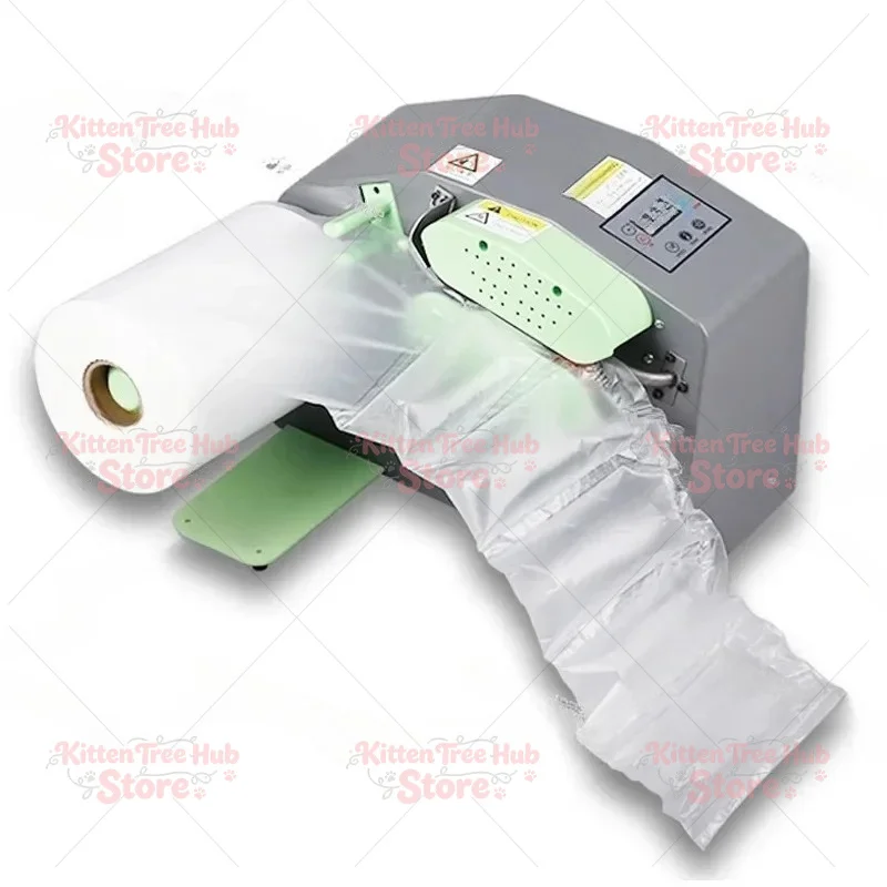 500M Inflatable Air Cushion Roll Film 20*10/15/20cm Shockproof Logistics Packaging Supply Buffer Bag