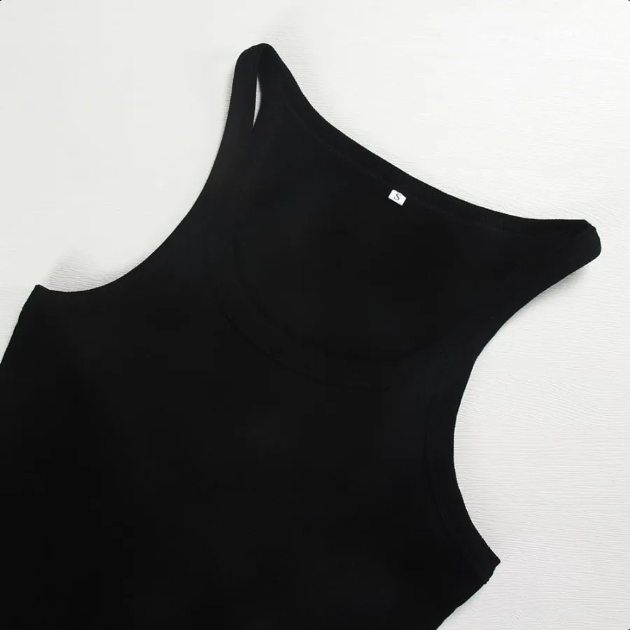 Artfish Damen-Tanktop mit Spaghettiträgern, gerippt, tailliert, Workout, Racerback, U-Ausschnitt, Basic-Cami-Shirts