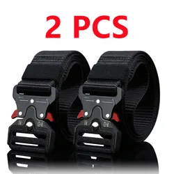 Cinturones tácticos versátiles para hombre, diseño duradero y ajustable, para caza al aire libre y entusiastas de los deportes, 2 uds.