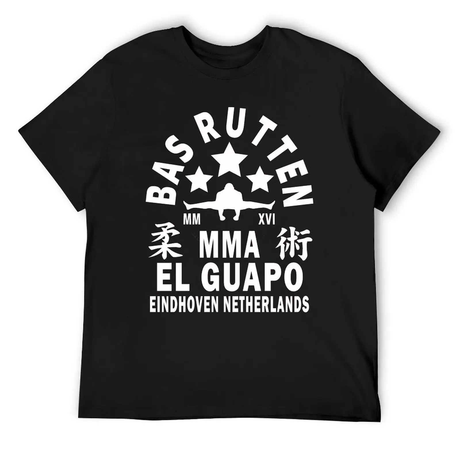 

Футболка Bas Rutten, пустые дизайнерские рубашки, баскетбольные футболки с рисунком, облегающие футболки для мужчин