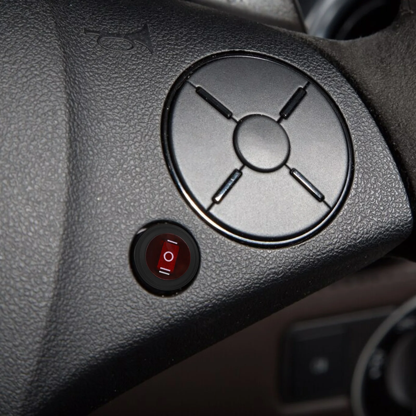 

Waterproof Car Switch SPDT Rocker Button On Automotive Boat Motorcycle Durable 10000 Cycle 20mm Hole Red for Vehicles