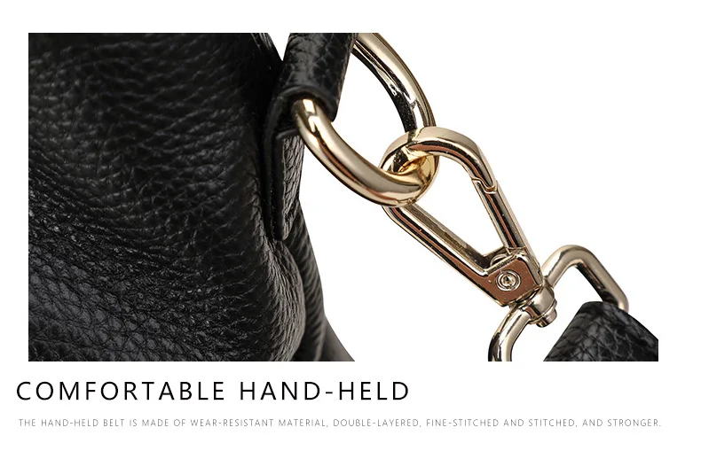Großraumige Echtleder-Halbmondtasche aus Rindsleder, Halbkreis-Satteltasche, Nischendesign, Ein-Schulter-Unterarm-Handtasche – Detail 15