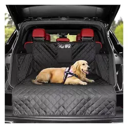 Dog Car Seat Cover Tarpaulin Waterproof Anti-dirty Auto Trunk Seat Mat Pet Carriers Protector Hammock Cushion Fits Most Cars