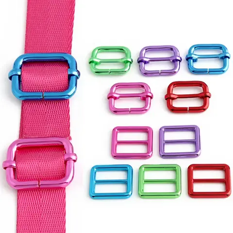 5/10/15/20PCS 다채로운 금속 가방 장식 조절 가능한 버클, 분리형 의류 벨트 커넥터 버클, DIY 봉제 액세서리