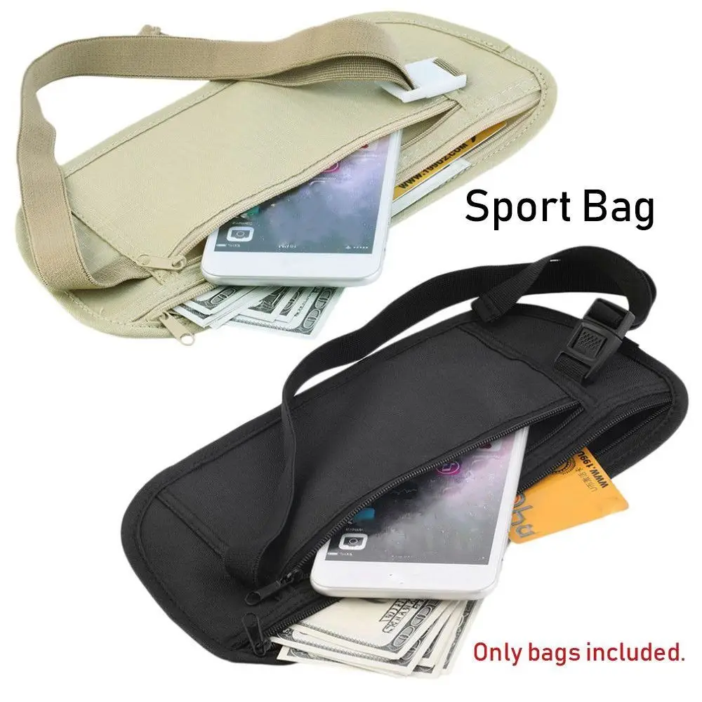 Outdoor accessory Waist Belt Cardbag Hidden Wallet Useful Travel Pouch Cloth Running Bag Chest Packs Passport Money Bags
