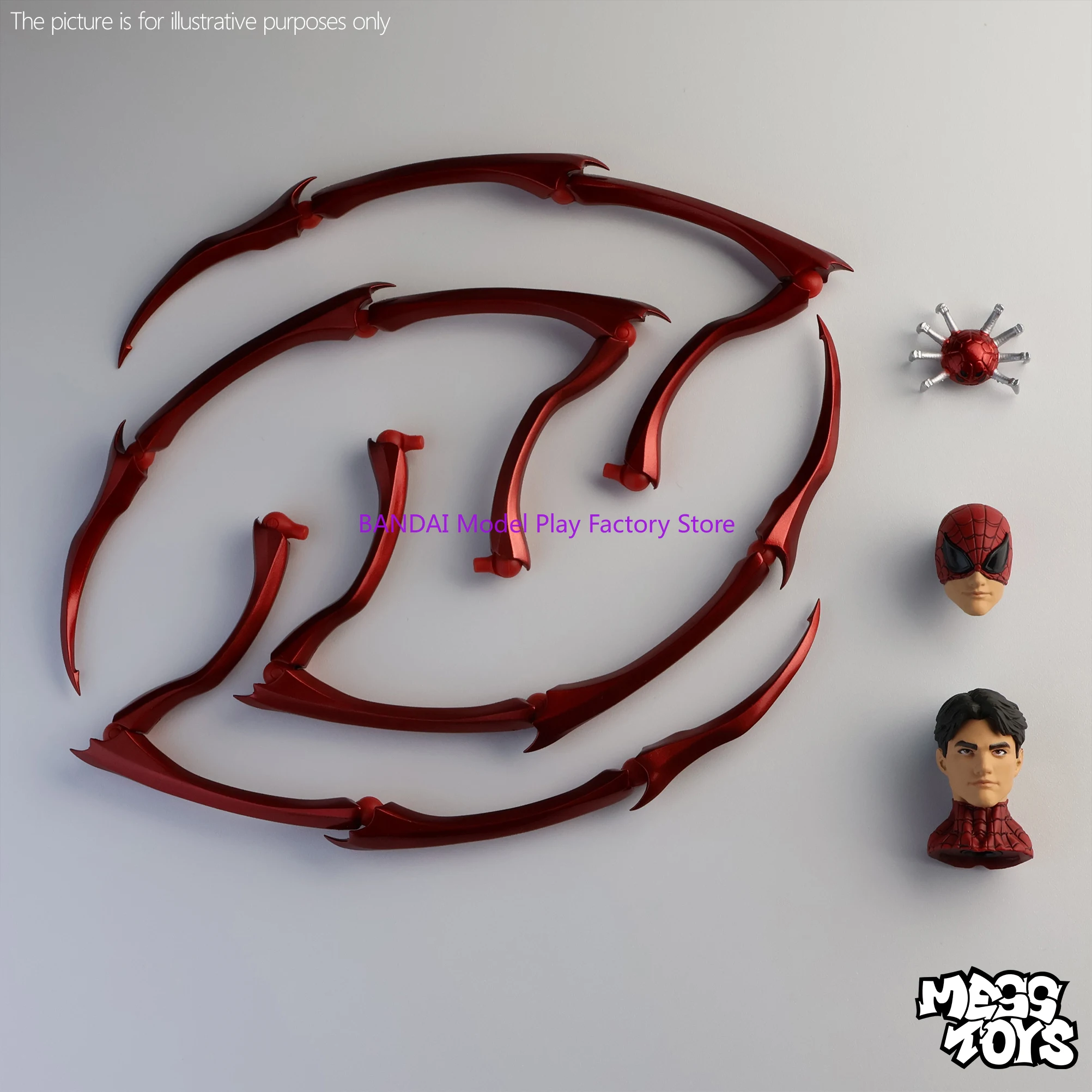 

Фигурка Человека-паука MessToys Superior. Игрушка-фигурка Человека-паука от CT Toys, модель-статуэтка, подарок для детей