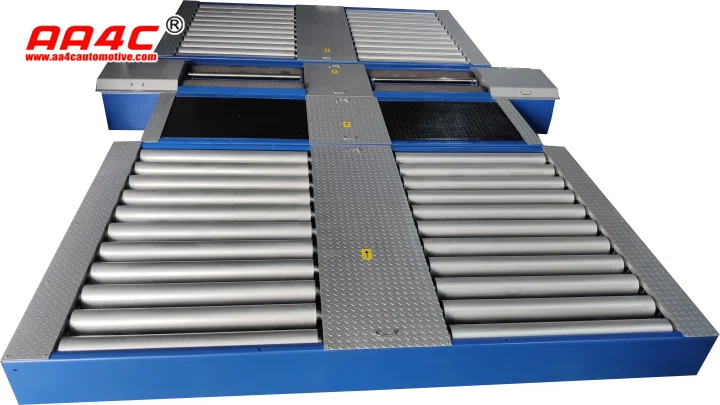 AA4C Vehicle test lane Vehicle Inspection Equipments Free Roller Match for  Speedometer Roller Brake Tester 3T 10T 15T