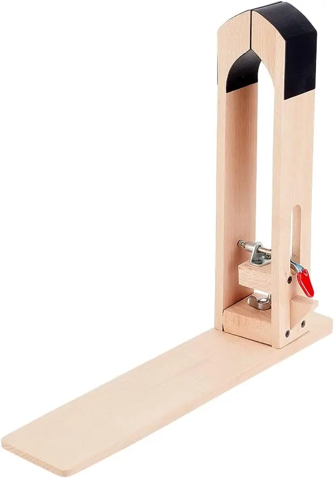 

360° Rotation Wood Sewing Pony Wood Leather Craft Hand Stitching Leather Wood Clip Leather Craft Lacing Sewing Clamp with Pre