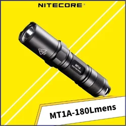 NITECORE MT1A Mini Flashlight 180Lumens 6 Lighting Modes Protable Mini Troch Light For Outdoor Lighting