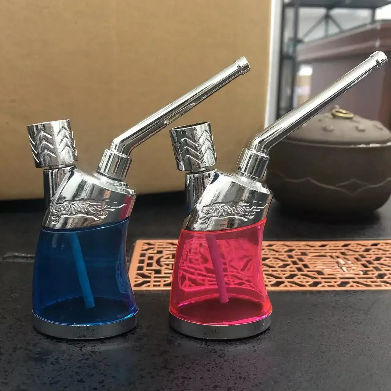Heißer Verkauf Mikrofilter Multifunktions Pfeife Acryl Tragbare Shisha mundstücke Entfernen, zu Reinigen Reduzieren Teer Zigarette filter – Detail 7