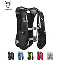 UTOBEST Trail Running Backpack 5L Ultra Lightweight Hydration Vest Breathable Functional Pack for Marathon Cycling Hiking