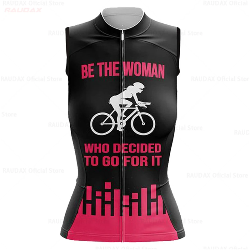 2022 Summer Sleeveless Cycling Jersey Women Bicycle Clothes Mtb Bike Vest Quick Dry Breathable Female Team Ciclismo Girl Wear